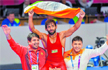 Haryana grappler gtes cheer to the Indian camp with first gold, hockey women win